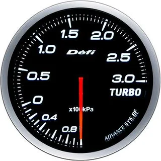 Defi 3 Bar 60mm Boost Gauge - Turbo Replacement (031-701-1573)