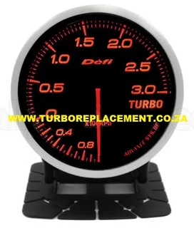 Defi 3 Bar 60mm Boost Gauge - Turbo Replacement (031-701-1573)