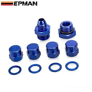 EPMAN Billet Aluminium Assembly Twin  / Dual / Double 044 Fuel Pump Outlet Manifold