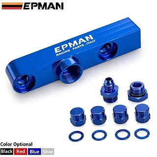 Epman Billet Aluminium Assembly Twin  / Dual / Double 044 Fuel Pump Outlet Manifold