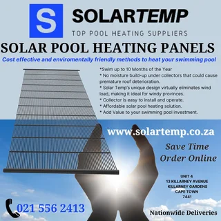 Solar Pool Heating Panels - Your swimming season is about to get longer!