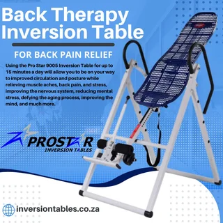 Inversion tables. The simple solution to back pain & poor posture.
