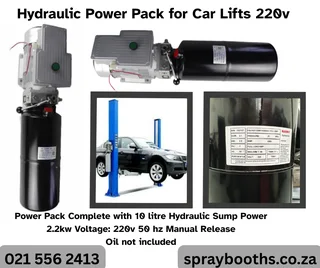 Hydraulic Power Pack for Car Lifts 220v.