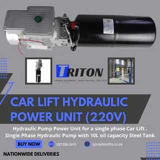 Hydraulic Power Pack for Car Lifts 220v.
