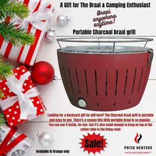 Portable Charcoal Braai Grill For Indoor/outdoor Use on Promotion.