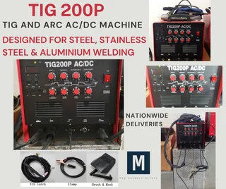 TIG Welder 200P Professional Tig ACDC MMA/TIG Welder.
