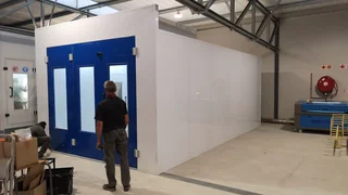 SB1 Spray Booth/Entry level. For affordability Ease of use. Simplicity in design