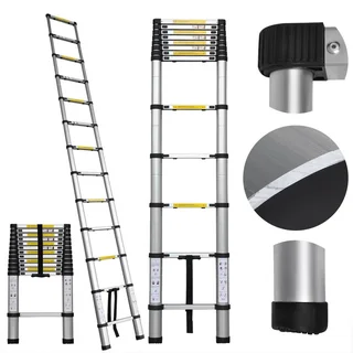 3.2M telescopic ladder with carry bag.