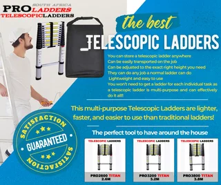 Telescopic ladders – The original Pro Ladder .