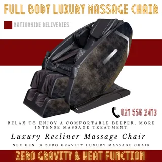 Nex Gen X Zero gravity high quality massage chair with heat function.