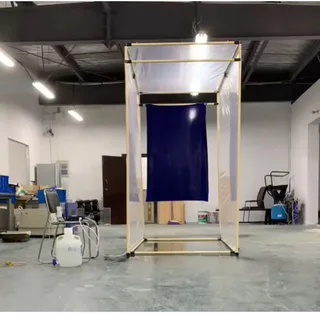 Affordable Entry Level Sanitation Booth - with Channel.