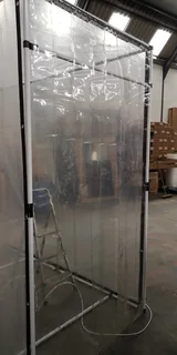 Affordable Entry Level Sanitation Booth - with Channel.