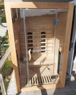 Infrared Sauna Deluxe-2P: 2 Person Straight Infrared Sauna Deluxe Model.