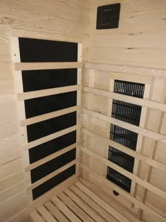 Infrared Sauna Deluxe-2P: 2 Person Straight Infrared Sauna Deluxe Model.