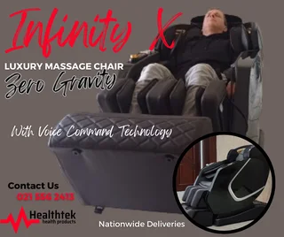Zero Gravity Full Body Massage Chair with Voice Command Technology.Infinity X.