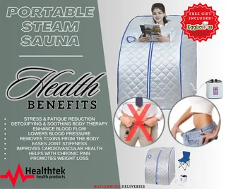 Portable Steam Sauna Spa Set.