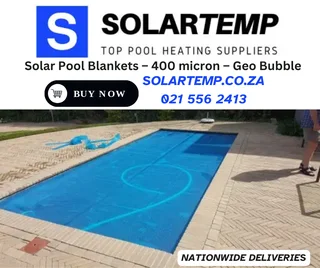 Solar Pool Blankets – 400 micron – Geo Bubble.