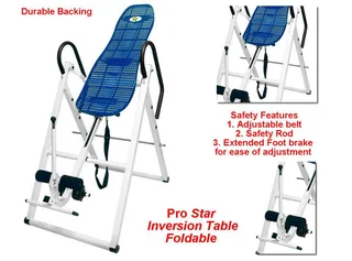 PRO STAR 9005 BACK THERAPY INVERSION TABLE.