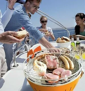 Portable fan assisted charcoal braai grill. On Promotion.