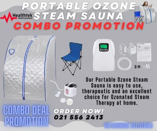 Portable Ozone Steam Sauna. Combo deal!