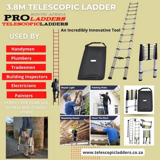 3 8 m Telescopic ladder. The original Pro Ladder.