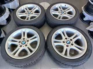 17 inch Original BMW 330i mags + tyres for sale!!