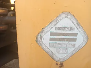 2007 Komatsu WA500 stripping for spares