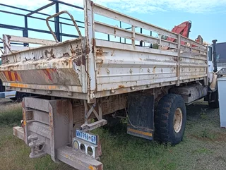 Samil 50  Fassi F95-21 crane dropside body truck 6x6