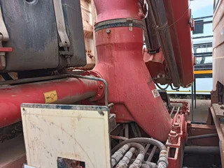 Samil 50  Fassi F95-21 crane dropside body truck 6x6