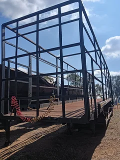 17m Used waste drum container trailer