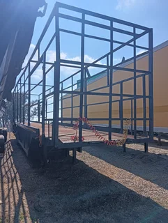 17m Used waste drum container trailer