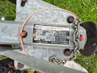 Cattle double axle car trailer