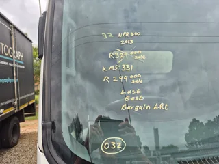 2013 Isuzu NPR400 with box body truck