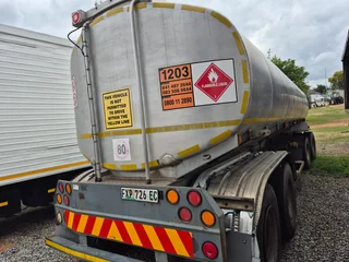 2007 28000L fuel tanker draw bar 4 axle draw bar trailer