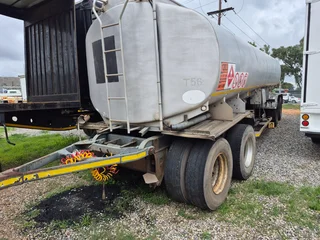 2007 28000L fuel tanker draw bar 4 axle draw bar trailer