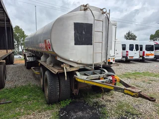 2007 28000L fuel tanker draw bar 4 axle draw bar trailer