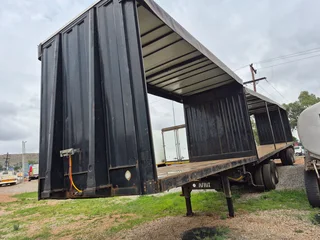 2007 Afrit 6m &#43;12m superlink curtain side trailer