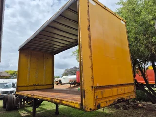 2014 SA truck 6m &#43;12m superlink curtain side trailer