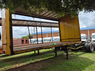 2014 SA truck 6m &#43;12m superlink curtain side trailer
