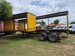2014 SA truck 6m +12m superlink curtain side trailer