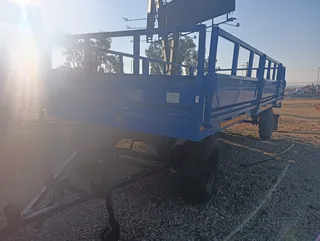 7m Dropside Draw bar trailer. (Like new)