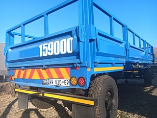 7m Dropside Draw bar trailer. (Like new)