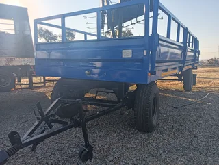 7m Dropside Draw bar trailer. (Like new)