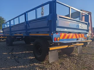 7m Dropside Draw bar trailer. (Like new)