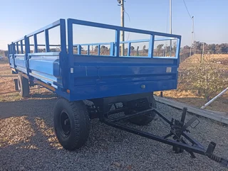 7m Dropside Draw bar trailer. (Like new)