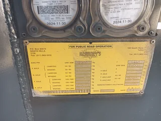 2014 Kearney 18cub chrome side tipper link trailer.