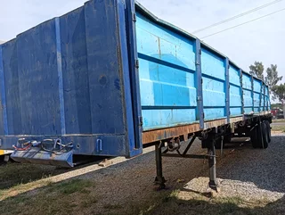 2014 SATB 12m double axle mass side trailer