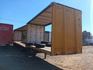 2018 Afrit 6m &#43;12m superlink curtain side trailer (Needs 2x set brakes and hubs)
