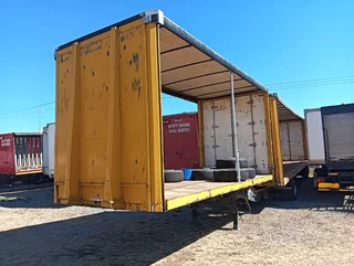 2018 Afrit 6m &#43;12m superlink curtain side trailer (Needs 2x set brakes and hubs)