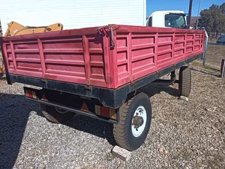 5m Draw bar Farm trailer with dropside body